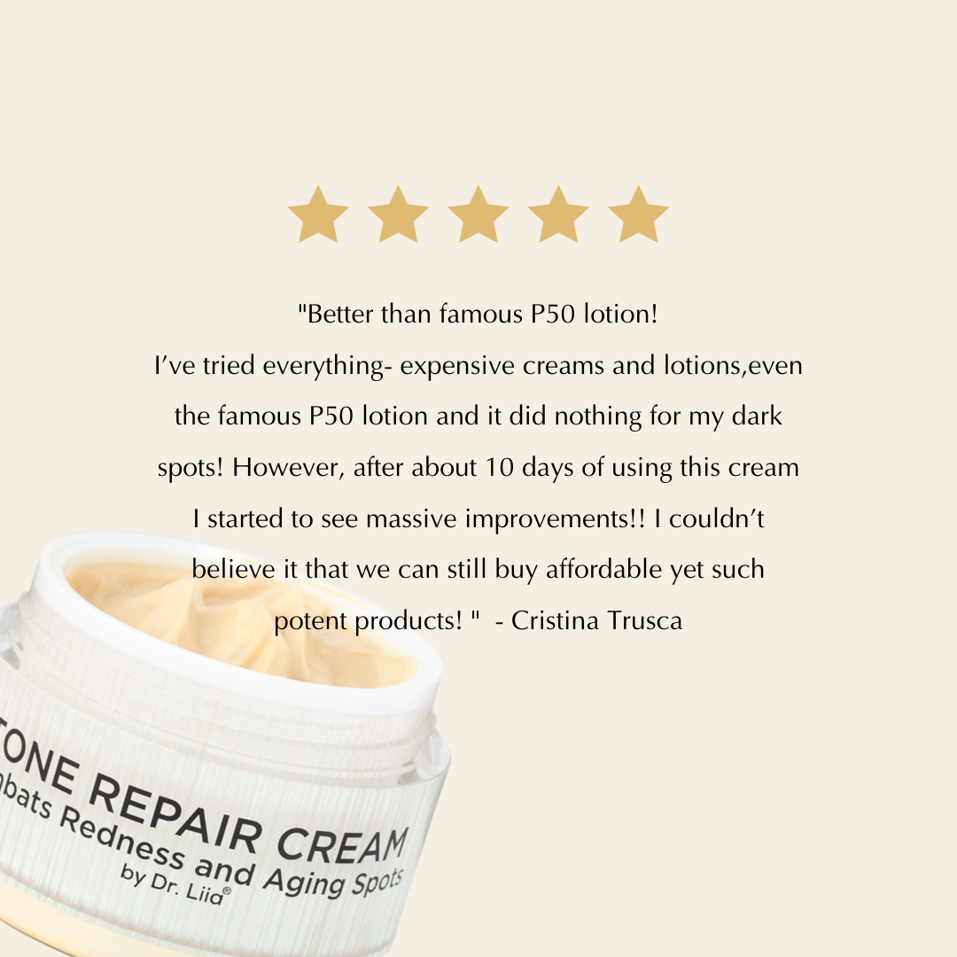 Brightening Vitamin C & Tone Repair Cream Set – Vegan, Gluten-Free Dark Spot & Hyperpigmentation Duo