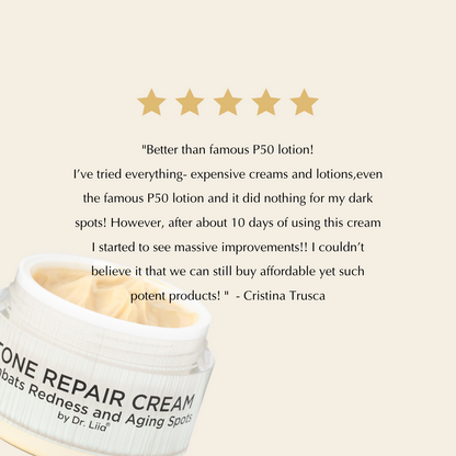 Brightening Vitamin C & Tone Repair Cream Set – Vegan, Gluten-Free Dark Spot & Hyperpigmentation Duo