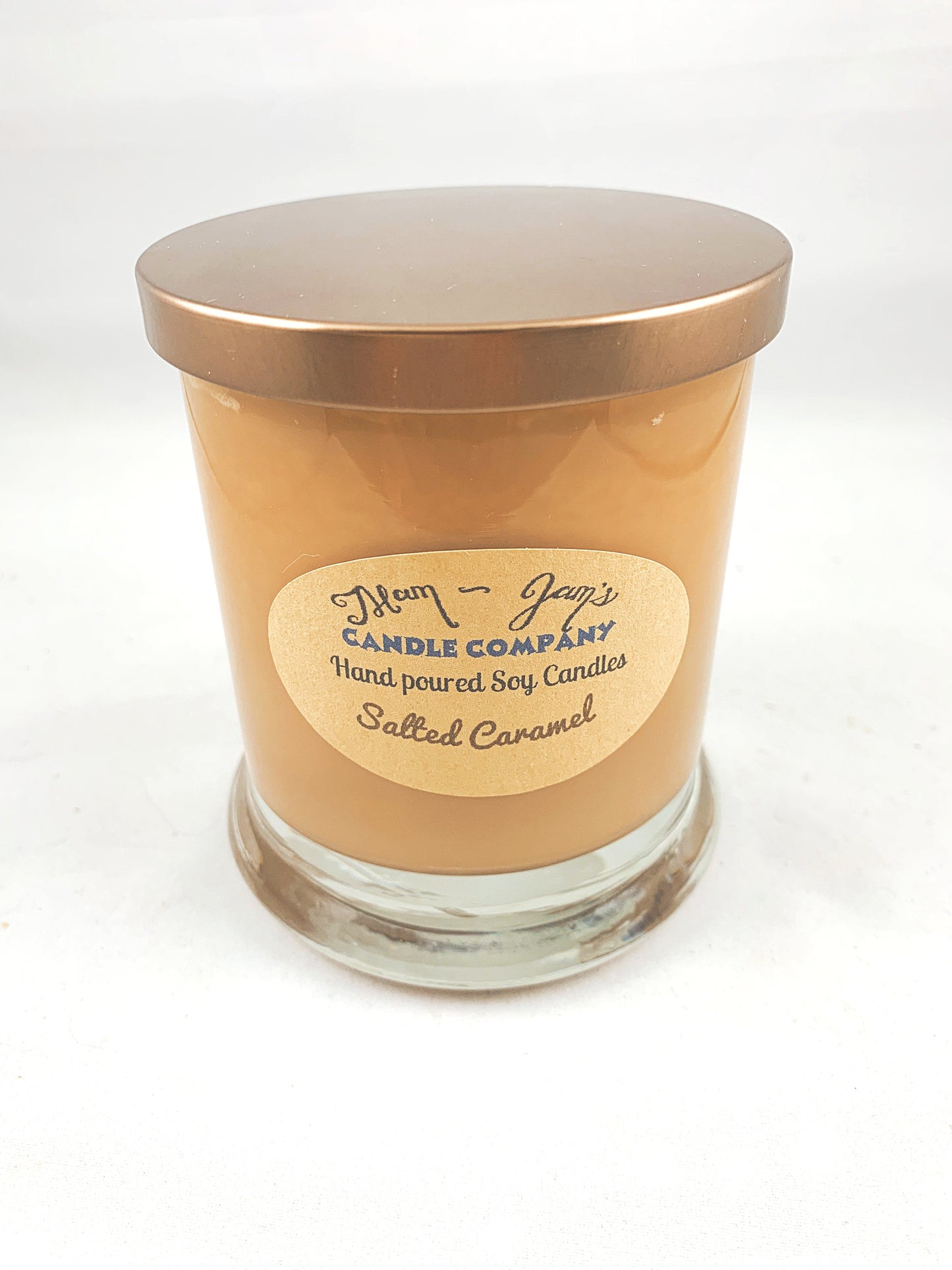 Salted Caramel Soy Candle – Sweet & Decadent Scent | Mam Jam’s