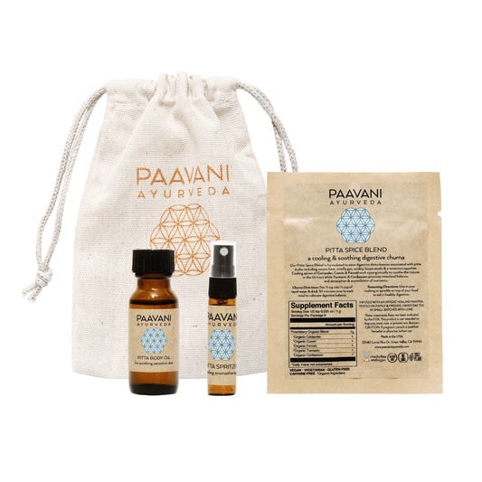 Kit d'échantillons d'été | Coffret ayurvédique pour la saison Pitta