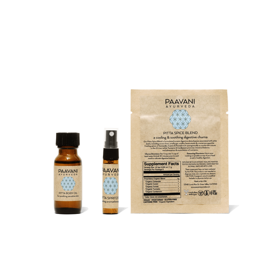 Kit d'échantillons d'été | Coffret ayurvédique pour la saison Pitta