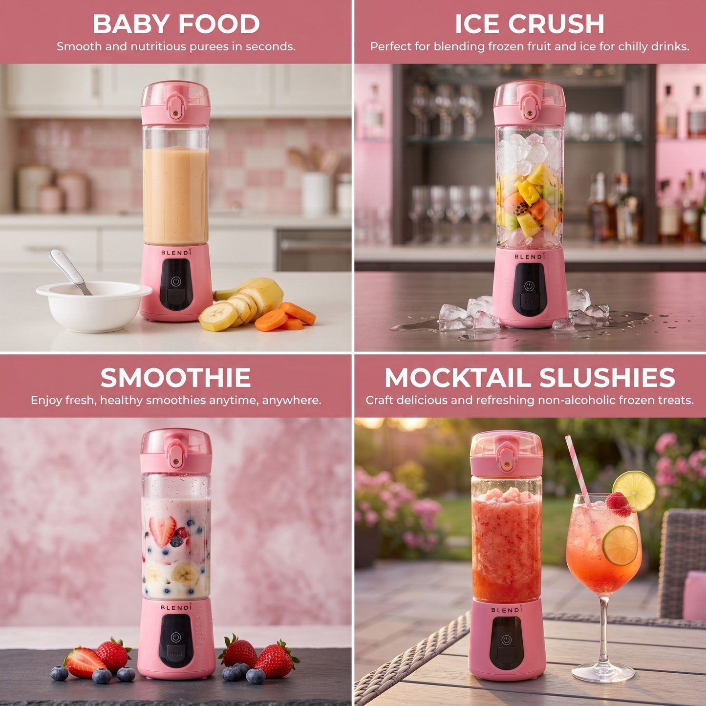 Pro+ Ice Crushing Portable Blender (17oz)