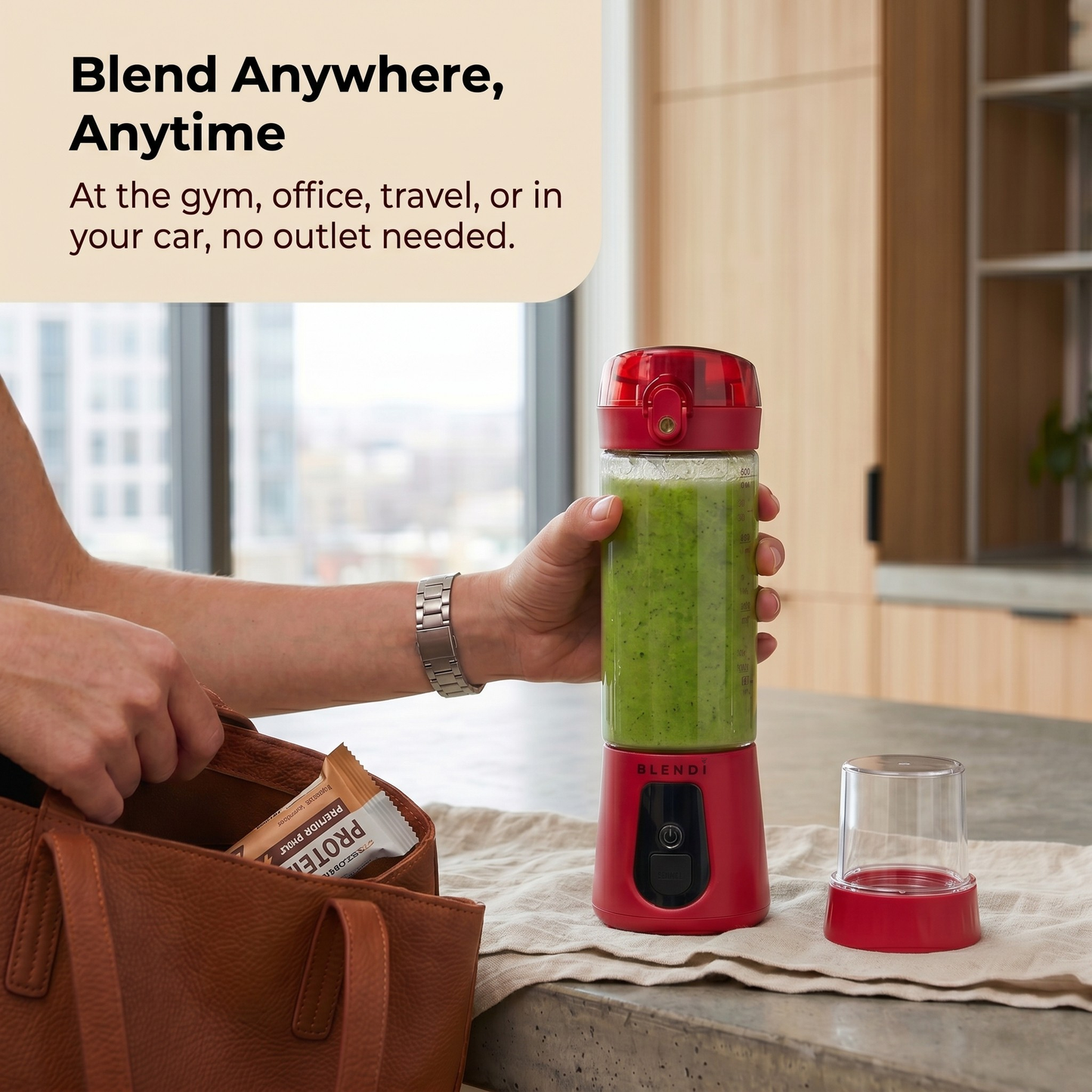 Pro+ Ice Crushing Portable Blender (17oz)