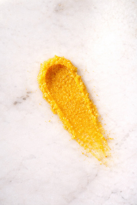 turmeric + manuka honey sugar scrub - iconic sunglow scent