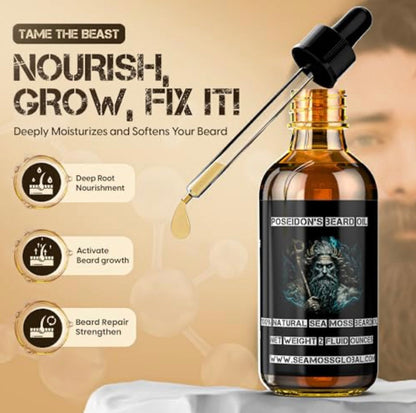 Hand Crafted Gentlemen's Blend Premium Hair and Beard Oil