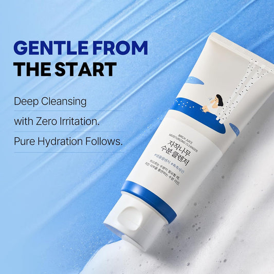 Birch Juice Moisturizing Cleanser - Unclogs hidden sebum, Clears away dead skin cells, Soothing 5.07 fl.oz