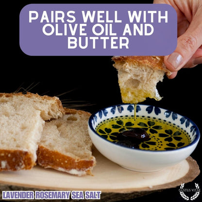 Sal marina de lavanda y romero