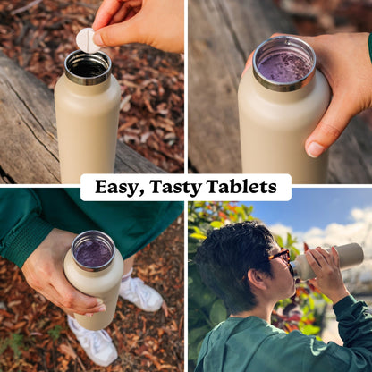 Hydration + Immunity Bundle: Tablets in 5 Flavors - 5 Tubes | 50 Servings