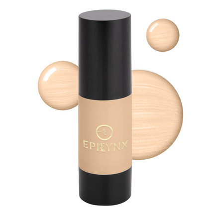 Breathable Full-Coverage Foundation – Dewy Finish, Hydrating, Vegan, Gluten-Free (SPF 15)