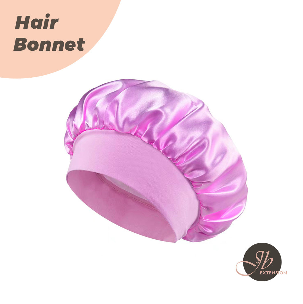 JBextension Silk Bonnet for Sleeping, Satin Hair Bonnets, Soft Elastic Band Silk Sleep Cap, Silk Hair Wrap for Curly Hair