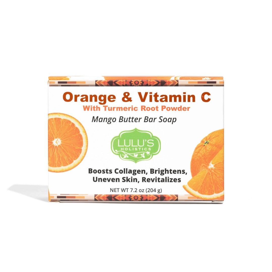 Orange Vitamin C Turmeric Mango Butter Bar Soap – Brightening Cleanse