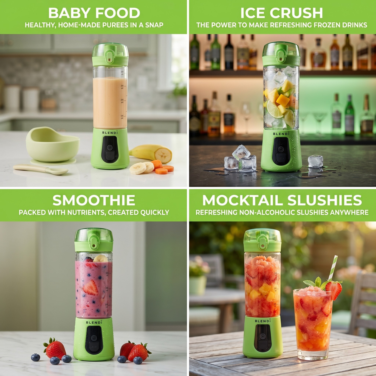Pro+ Ice Crushing Portable Blender (17oz)