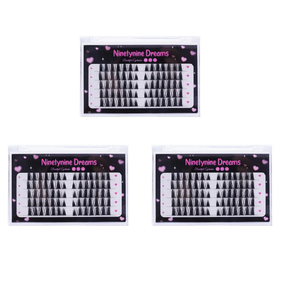 70PCs Bunny Ear Lashes