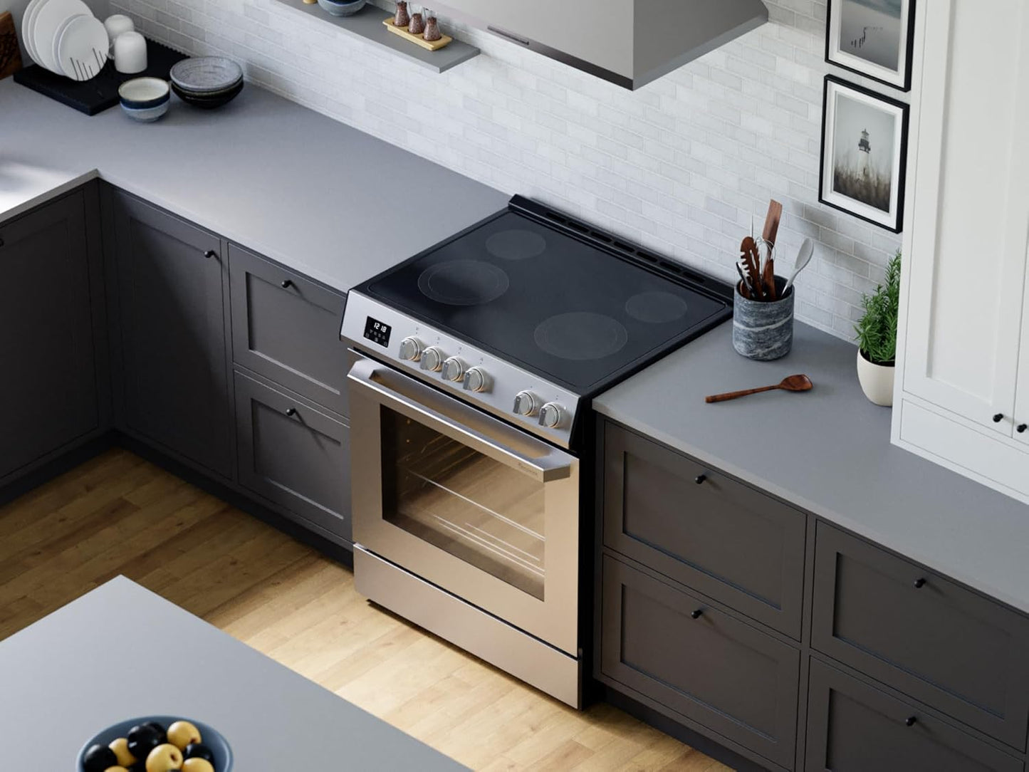 Rangaire 30" Electric Range AirFry Convection Oven Slide-in Stainless Steel RRE303TS