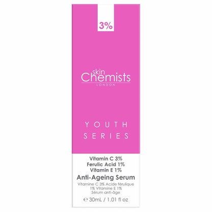 Anti-Ageing Serum Vitamin C 3%, Ferulic Acid 1%, Vitamin E 1% 30ml
