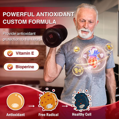 CoQ10 + PQQ + Vitamin E, 400mg, 120 Softgels