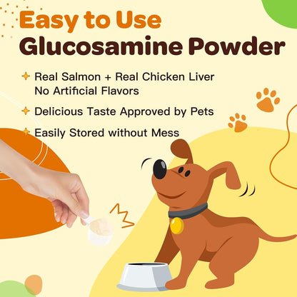 Glucosamine Joint Supplement for Dogs & Cats, 90 Scoops