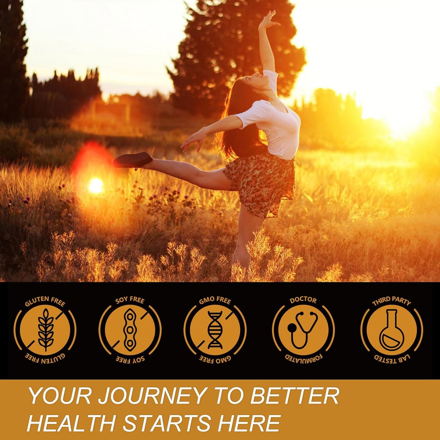 4-in-1 Vitamin D3 + K2, 120 Capsules