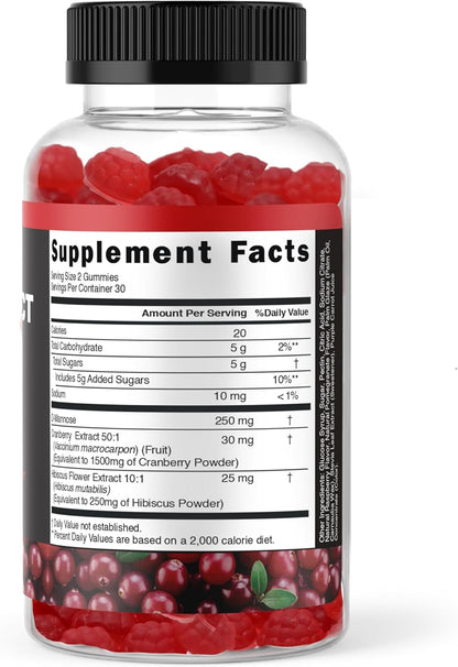 D-Mannose + Cranberry Gummies