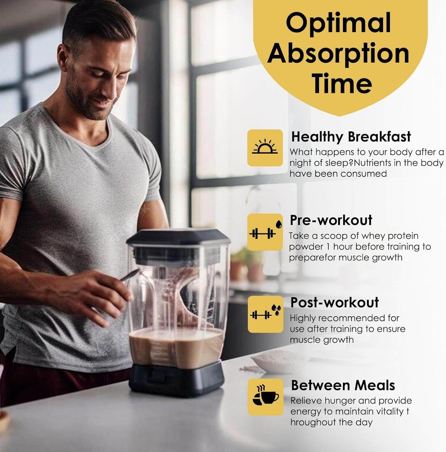 Isolate Whey Protein Powder, 25g Protein, 1.1 LB