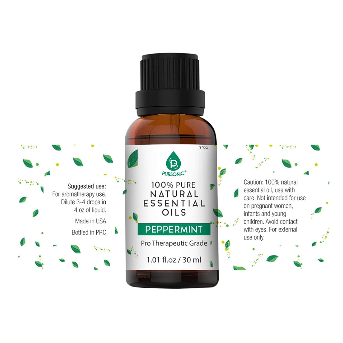 Huiles Essentielles de Menthe Poivrée 100% Pures et Naturelles