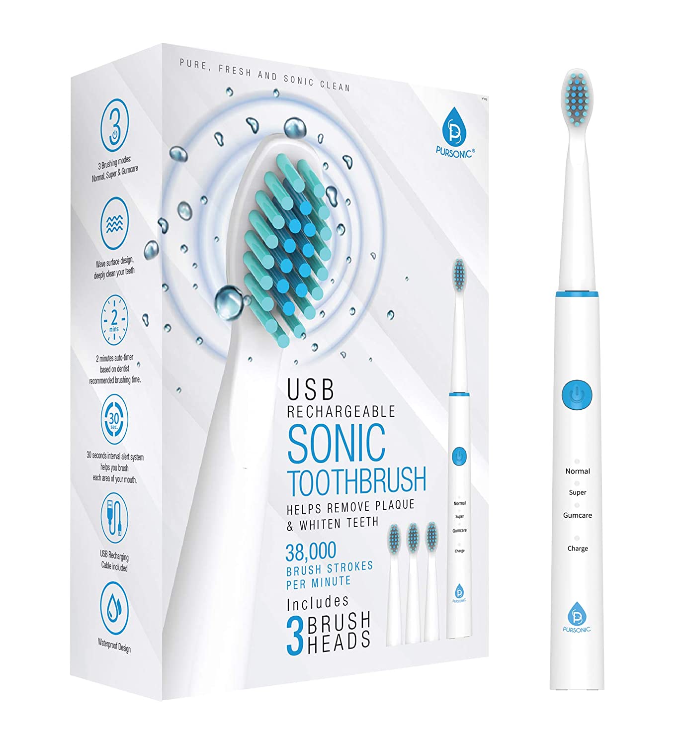 USB Rechargeable Electric Toothbrush