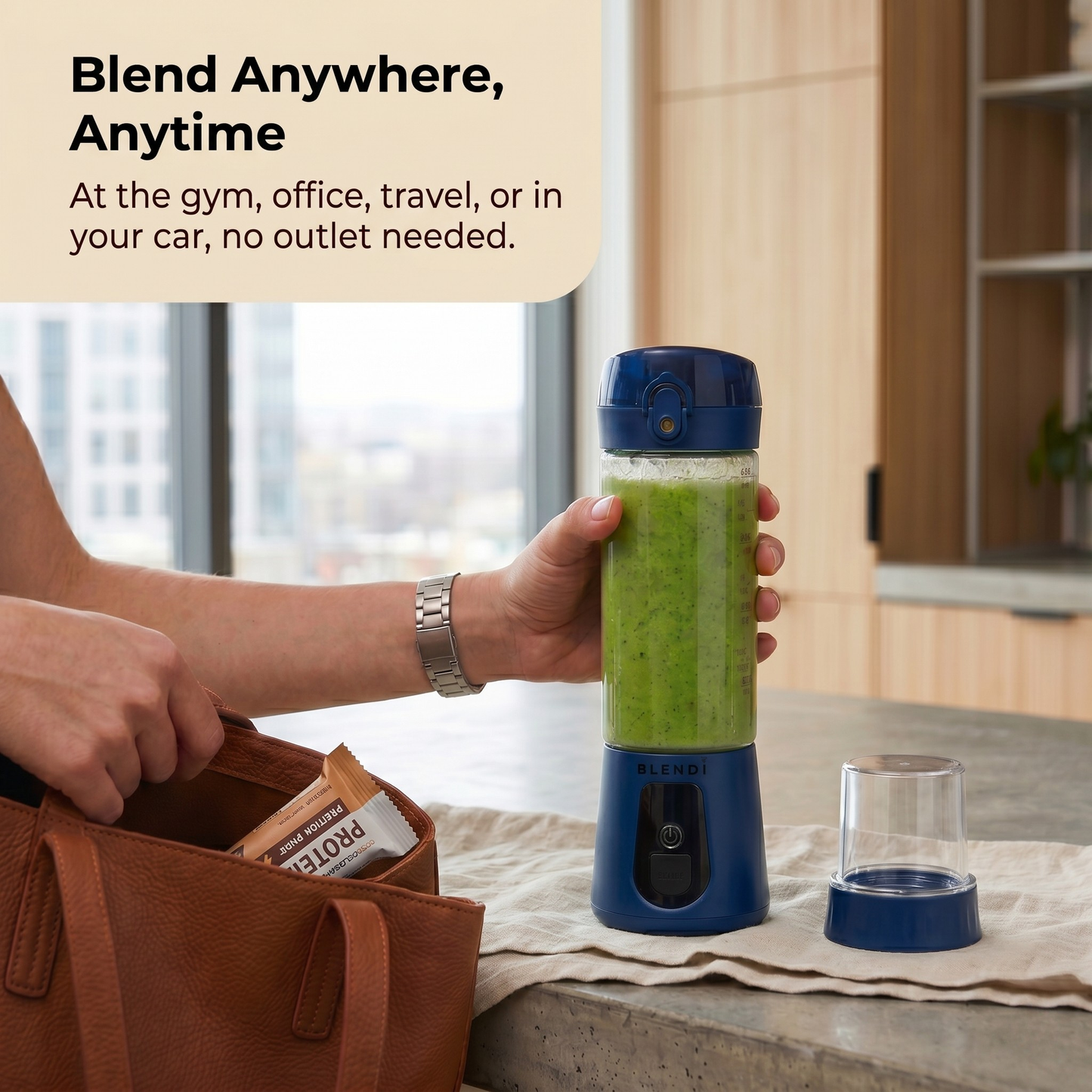 Pro+ Ice Crushing Portable Blender (17oz)