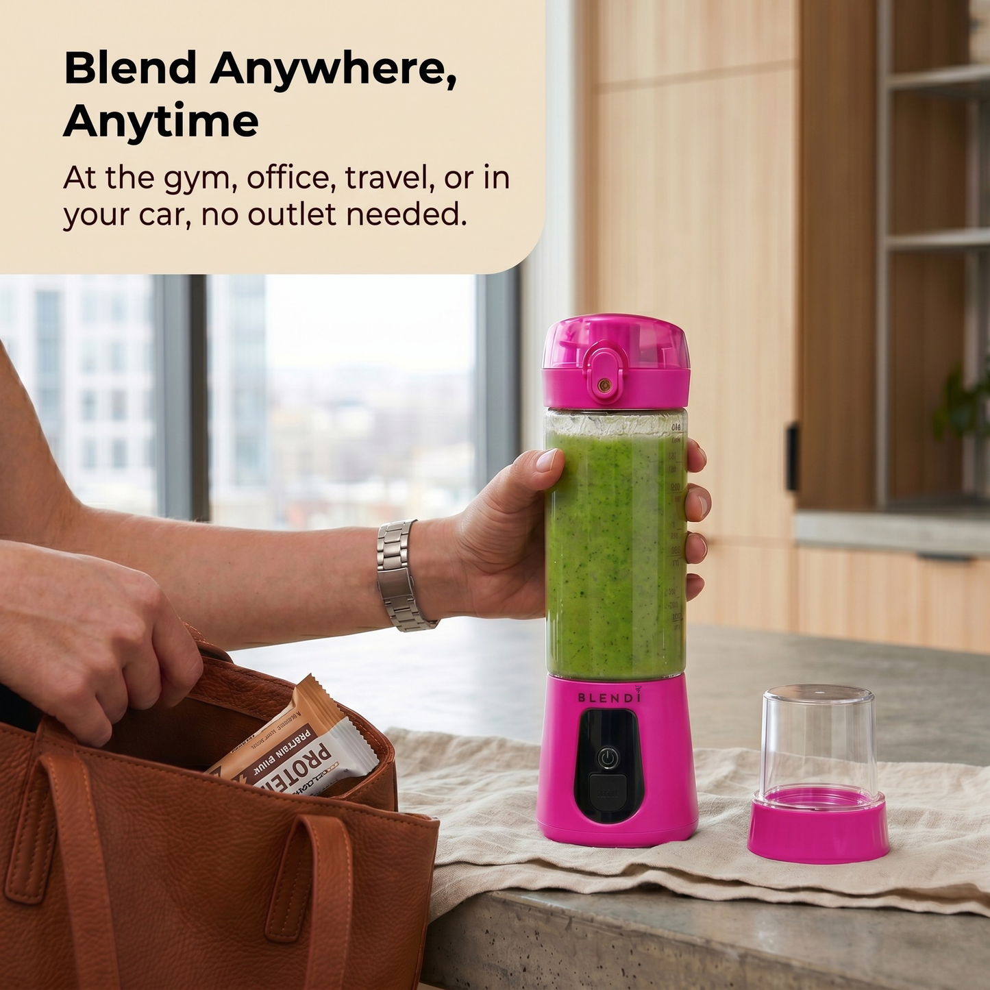 Pro+ Ice Crushing Portable Blender (17oz)