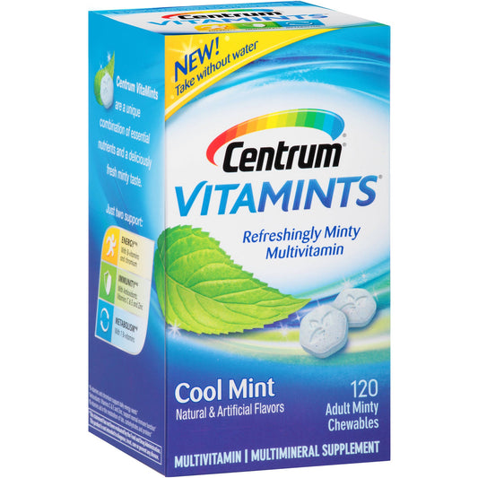 Centrum VitaMints Multivitamin, Adult, Chewables, Cool Mint