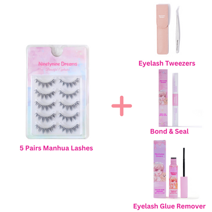 5 Pairs Manhua Lashes