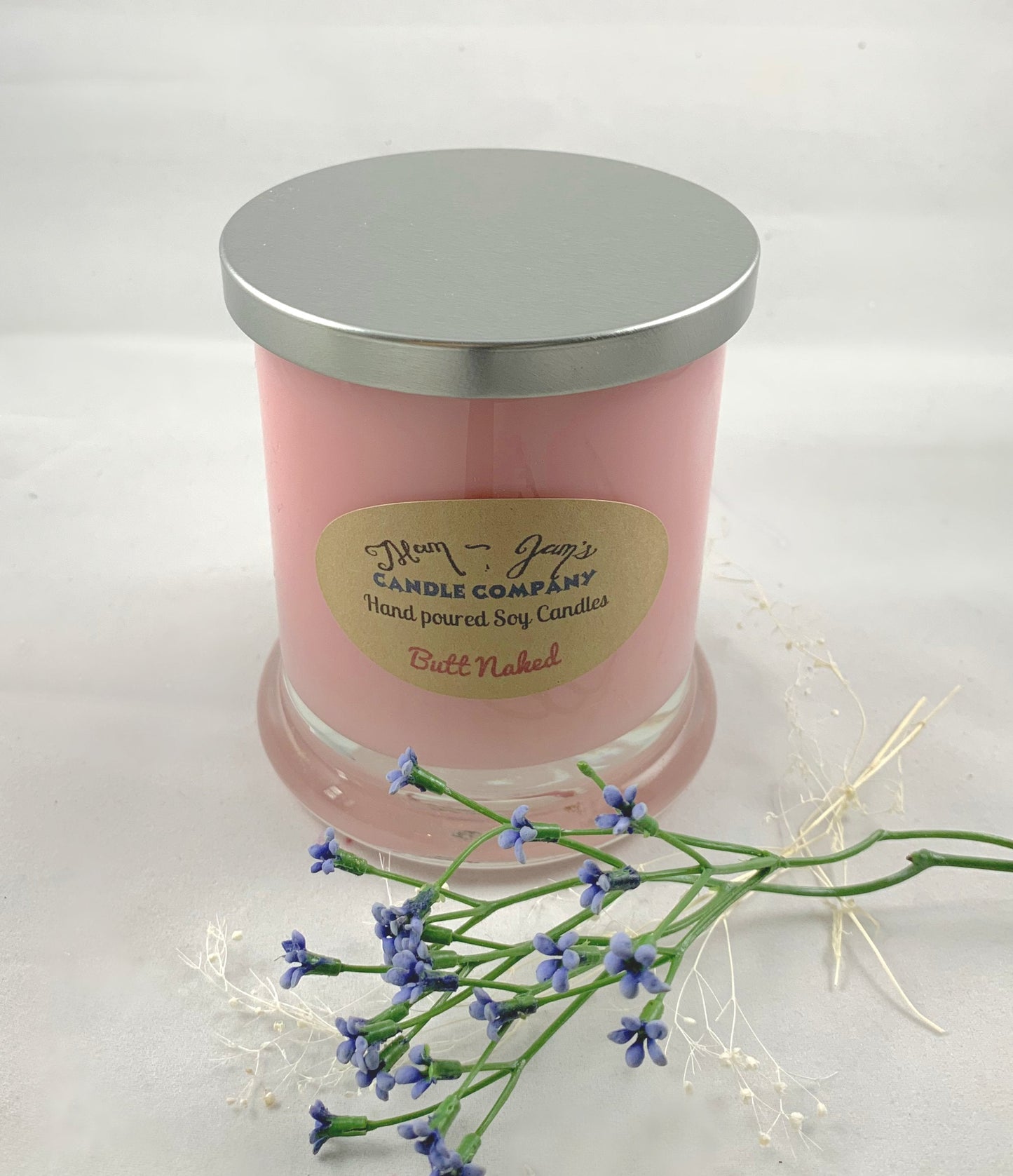 Bougie au soja Butt Naked – Senteur tropicale et fruitée | Mam Jam’s