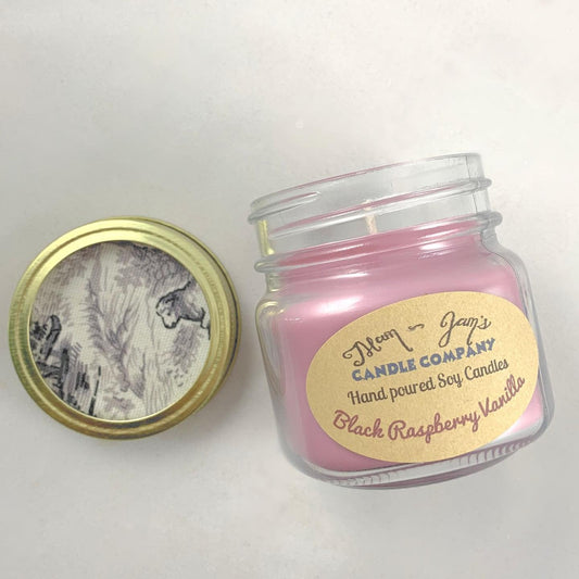 Black Raspberry Vanilla Soy Candle – Fruity & Creamy | Mam Jam’s