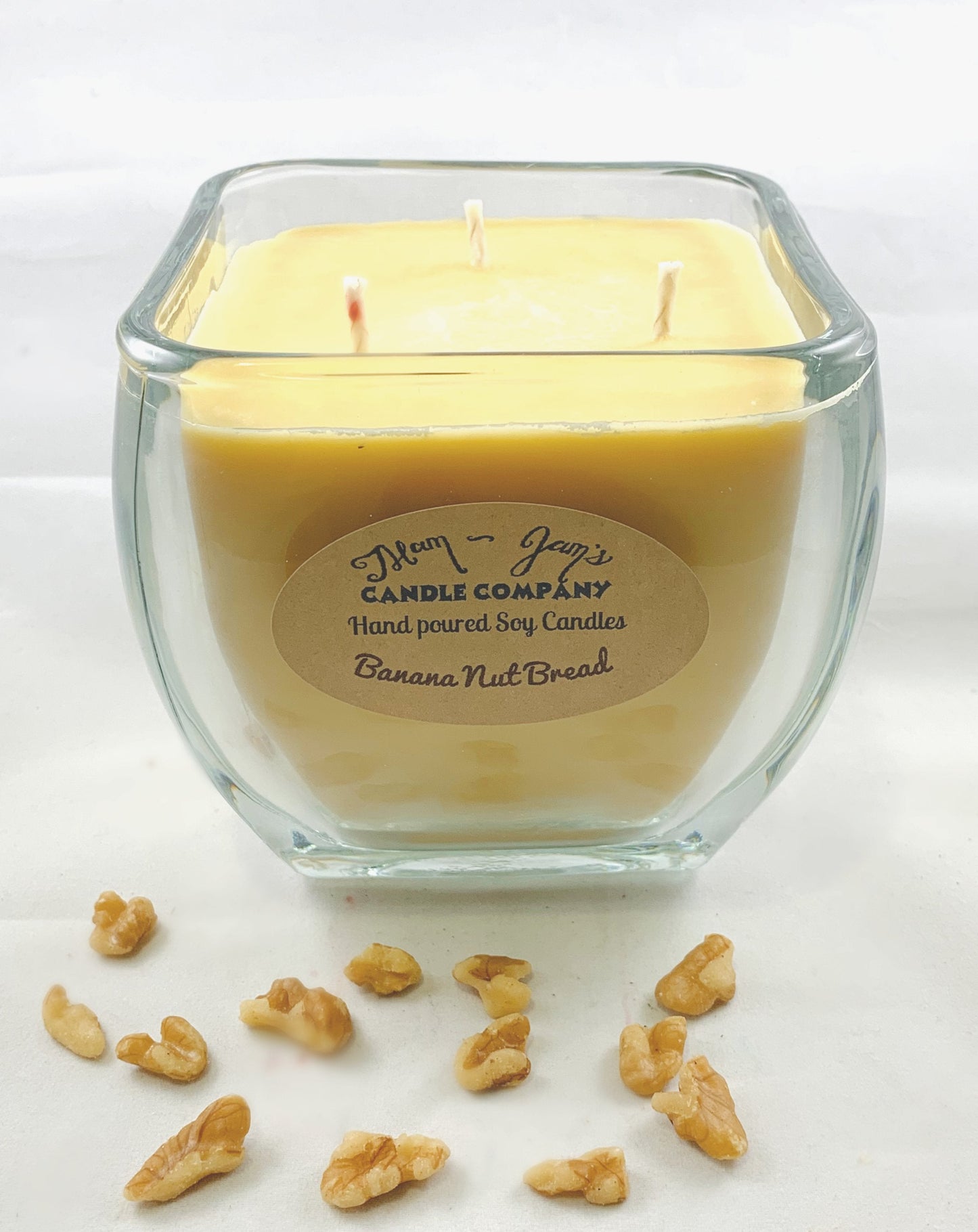 Banana Nut Bread Soy Candle – Sweet & Cozy Scent | Mam Jam’s