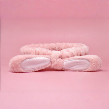 Double the Fluff Microfiber Bunnywrap Headband Duo