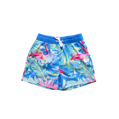 Caleçon de bain Indigo Flamingo