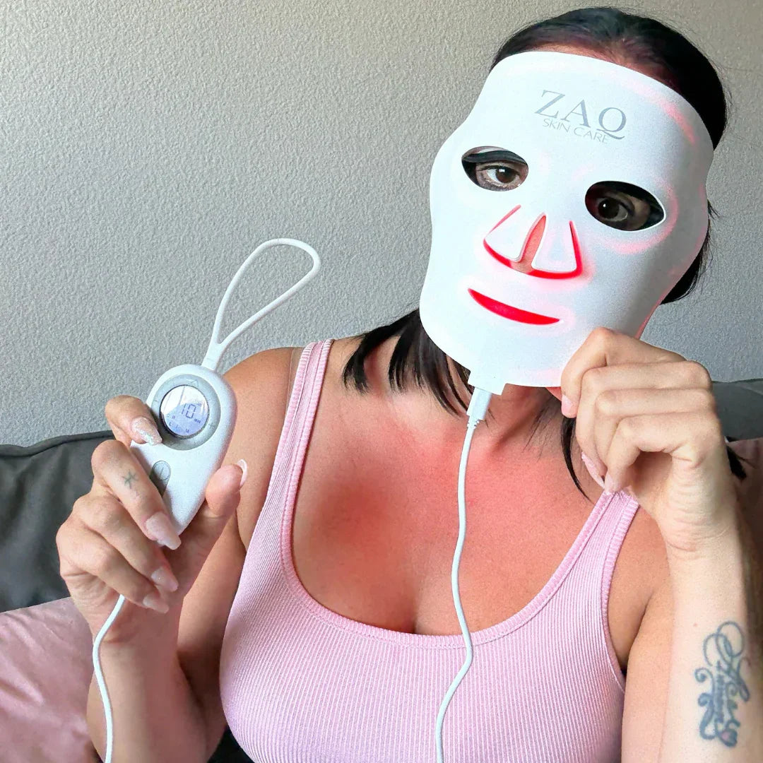 Noor LED Light Therapy Mask – Red, Blue & Infrared | ZAQ