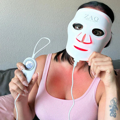 Noor LED Light Therapy Mask – Red, Blue & Infrared | ZAQ