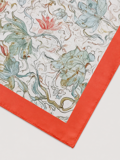 Dunhuang Celestial Herb Long Kimono Robe with Pocket