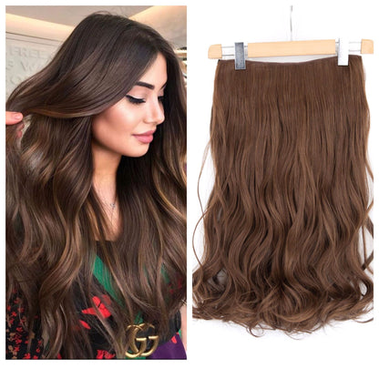 27" Hair Extensions Clip-in Curley 160g  NATURAL COLOUR