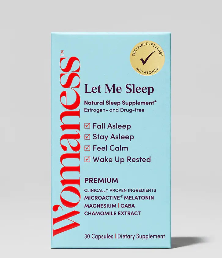 Womaness - Let Me Sleep - Natural Sleep Supplement: 30 capsules