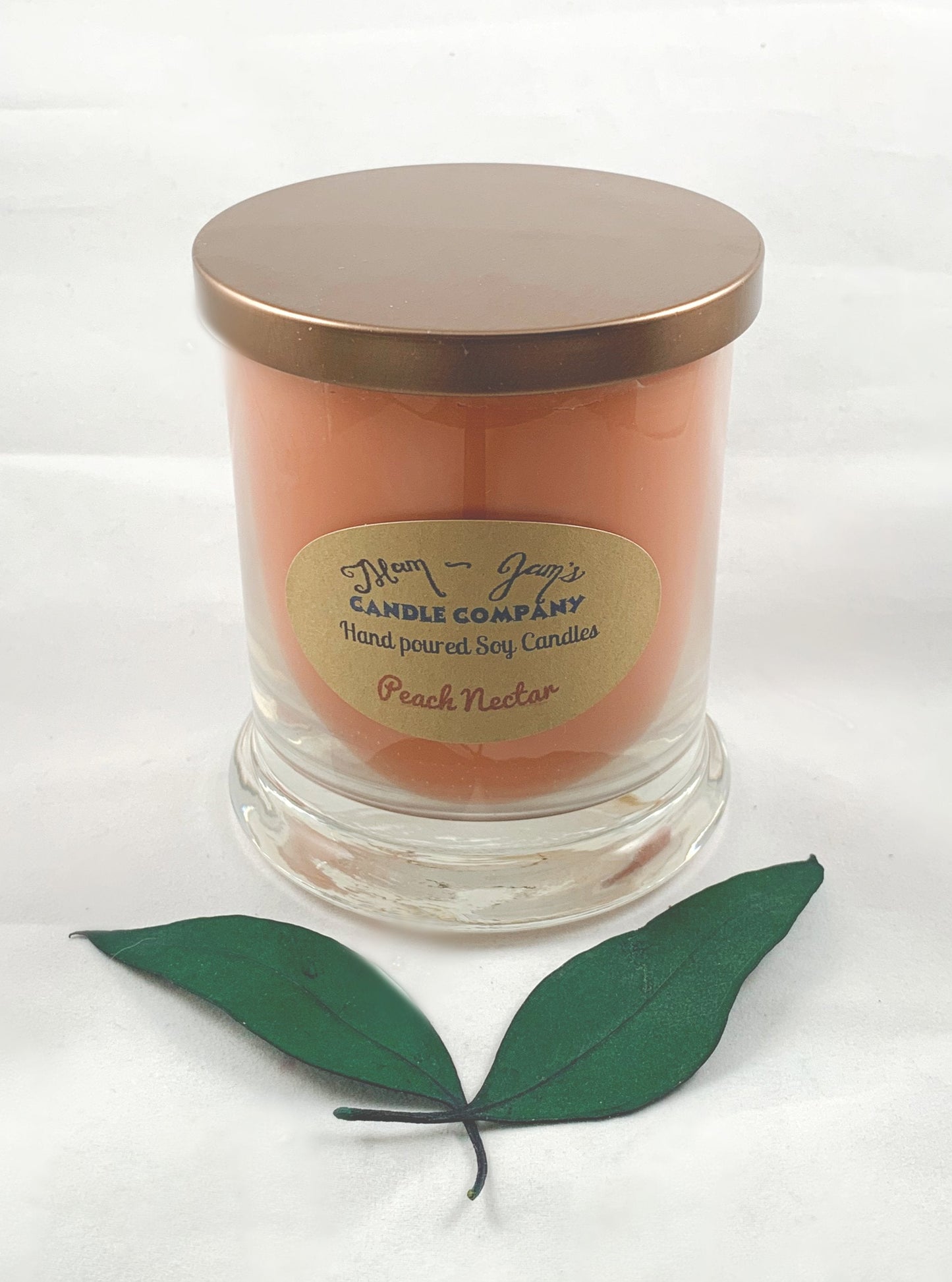 Peach Nectar Soy Candle – Sweet & Fruity Scent | Mam Jam’s