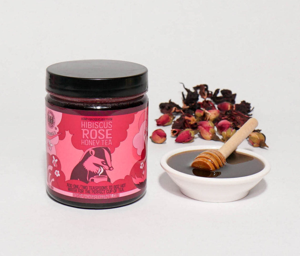 Miel de hibisco y rosa