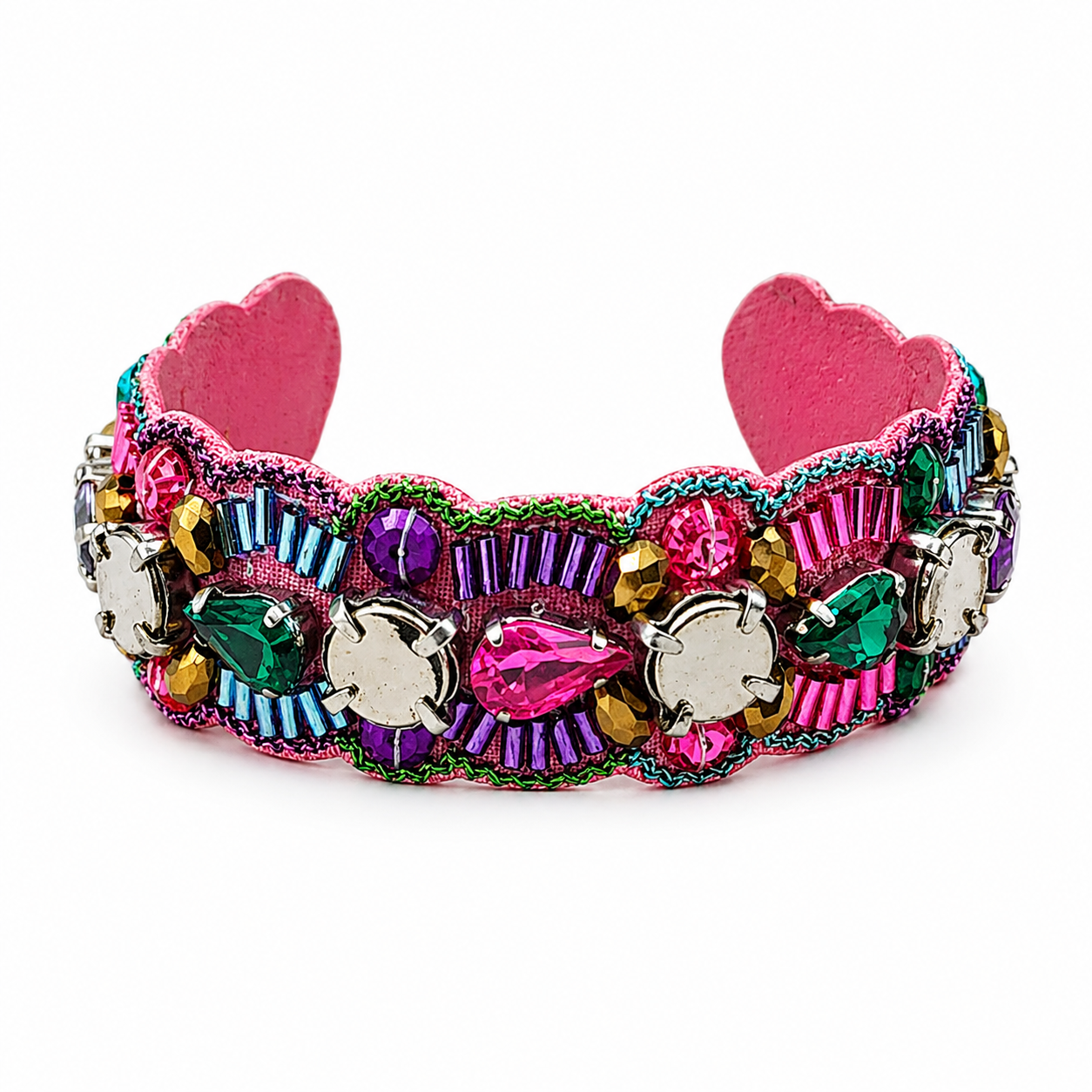 Pulsera magnética flexible con soporte para alfileres y maquillaje