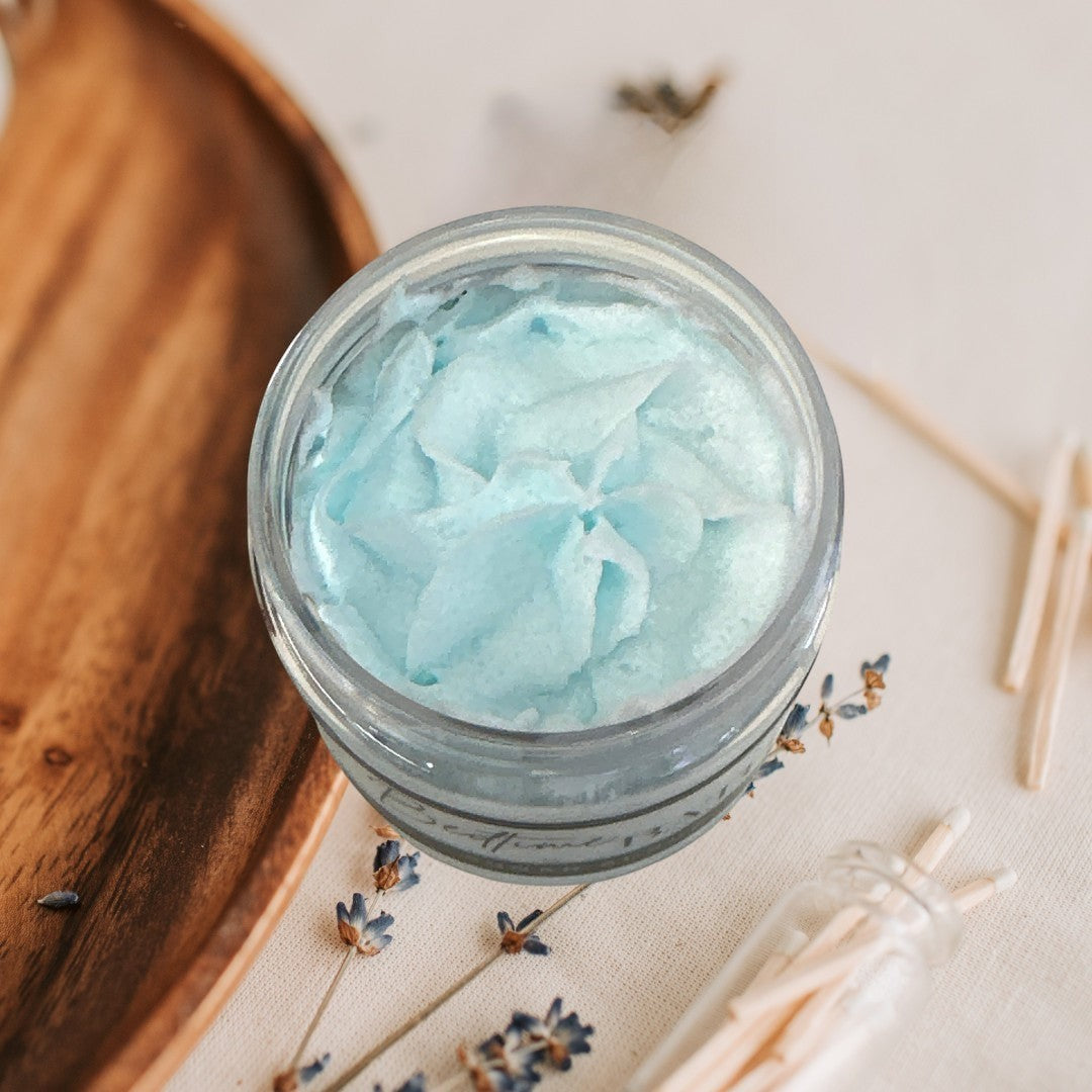 Exfoliante de azúcar para el baño antes de dormir