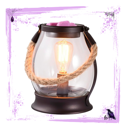 Up & Away Lantern Wax Warmer & Burnt Hellos scented Scoopable Wax