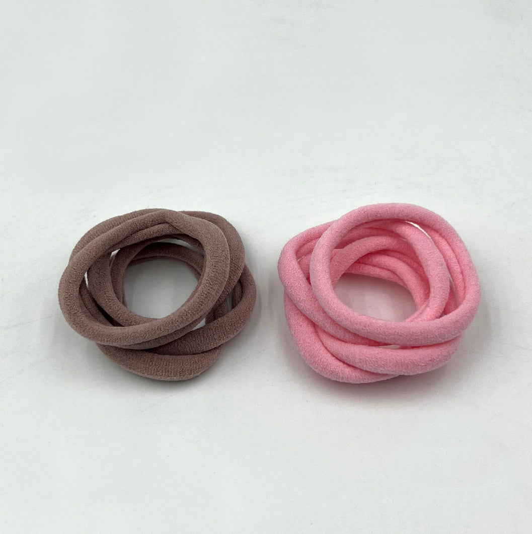 JBextension High Stretch Elastic Hair Tie Casual Simple Plain Hair Accessories For Women, Simple Minimalist Ponytail Holder 10 PCS