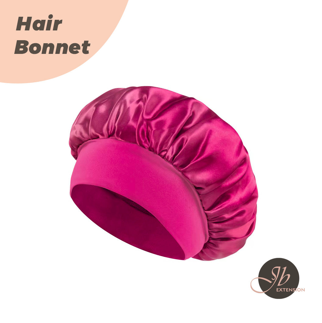 JBextension Silk Bonnet for Sleeping, Satin Hair Bonnets, Soft Elastic Band Silk Sleep Cap, Silk Hair Wrap for Curly Hair