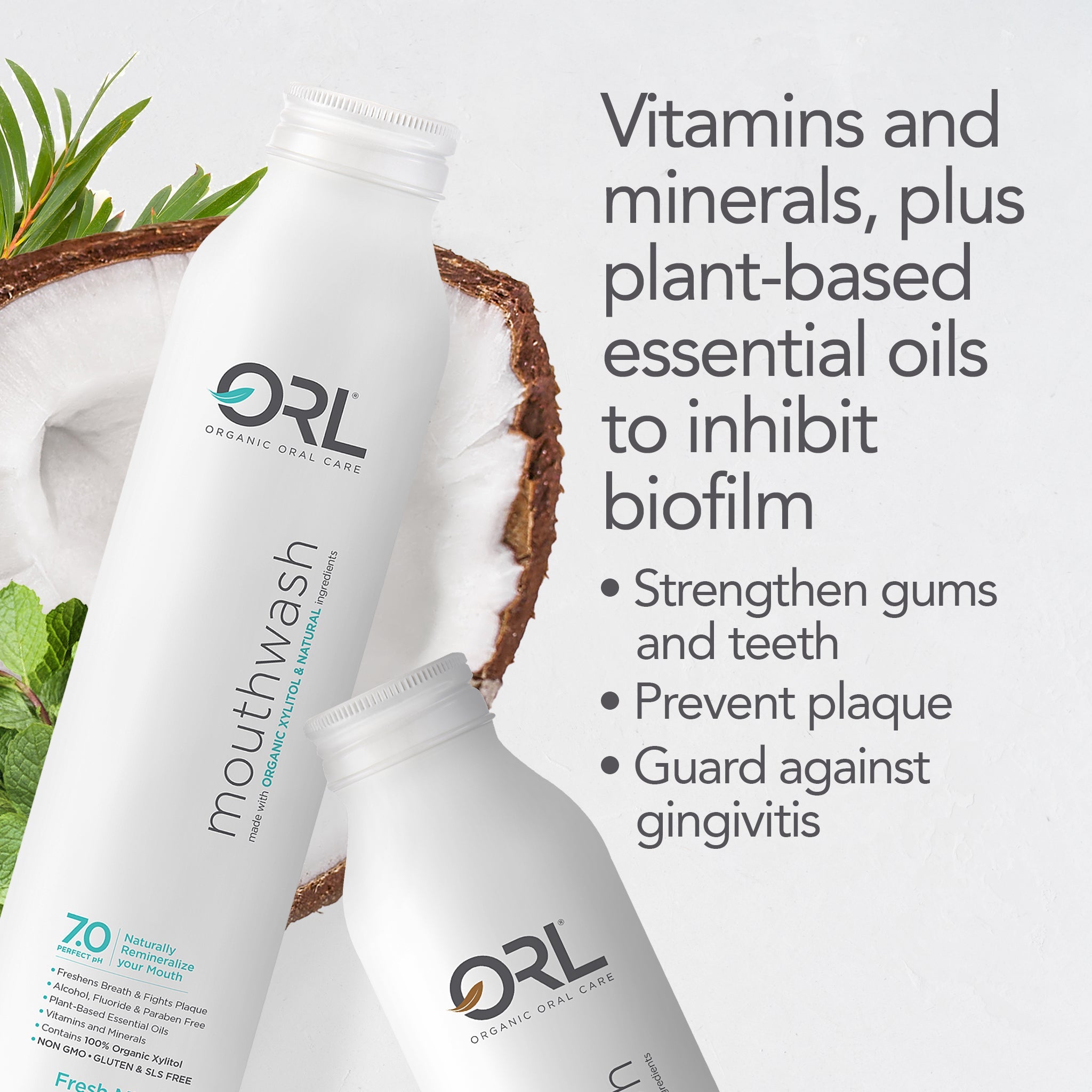 Natural Mouthwash made with the Finest Clean Ingredients