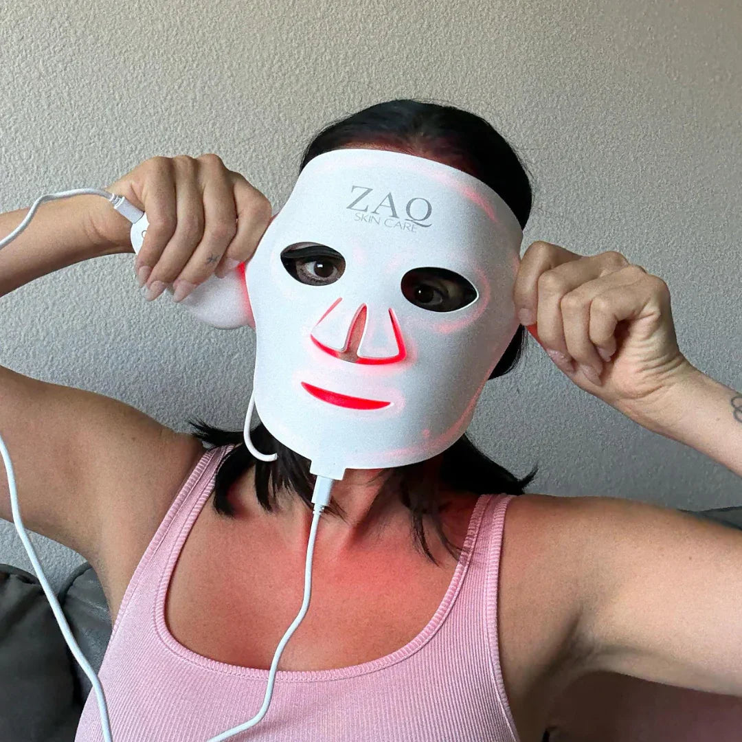 Noor LED Light Therapy Mask – Red, Blue & Infrared | ZAQ