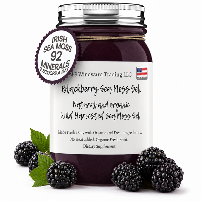 Blackberry Infused Organic Sea Moss Gel